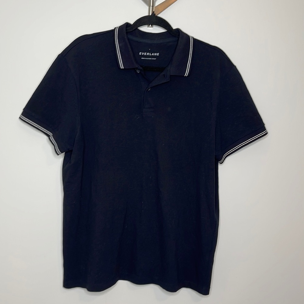 Everlane Black Polo Shirt
